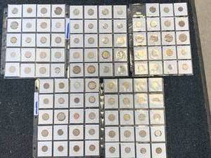 Approximately 100 Vintage Coins from Foreign Countries