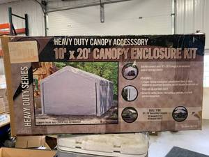 10� x 20� Enclosed Heavy Duty Canopy