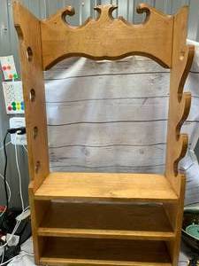 4 Gun Wood Gun Rack 22� X 39�