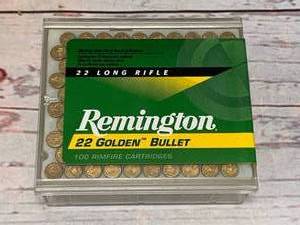100 Rounds Golden Bullet .22 Ammo Ammunition