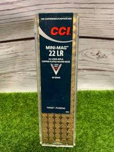 100 Rounds Mini MB .22ammo Ammunition