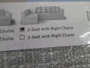 lot 6 image: Yemyhom 2 Seat with Right Chaise...