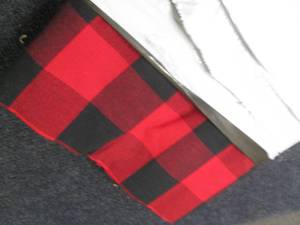 lot 10 image: 60x120 inch Buffalo Check Tableclo...