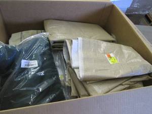 lot 12 image: Box of Assorted Table Cloths...