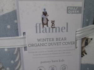 lot 16 image: Pottery Barn Kids FullQueen Flanne...