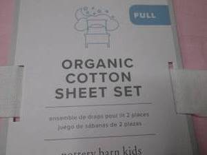 lot 20 image: Pottery Barn Kids FullQueen Flanne...