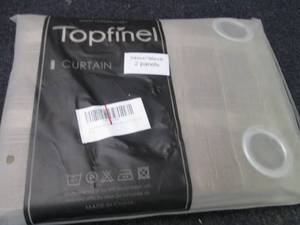 lot 33 image: 2- 54x96 inch Grommeted Curtain Pan...