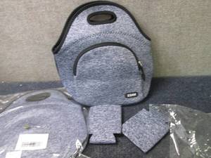 lot 35 image: 2 Neoprene Lunch Bags with Can Cool...