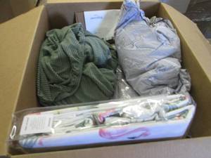 lot 52 image: Box of Assorted Furniture Covers & ...