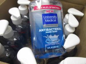 lot 104 image: 12- 8 oz Bottles Antibacterial Hand...