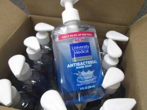 lot 106 image: 12- 8 oz Bottles Antibacterial Hand...
