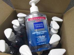 lot 107 image: 12- 8 oz Bottles Antibacterial Hand...