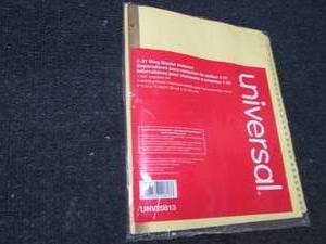 lot 112 image: Box of 72 Universal 1-31 Binder Ind...
