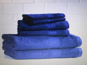 lot 157 image: Signet Ultra 6 pc Navy Towel Set Re...