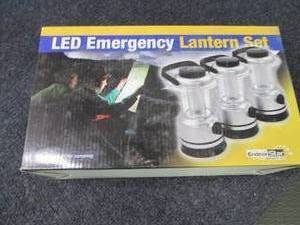 lot 160 image: Set of 3 Led Emergency Lantern Set...