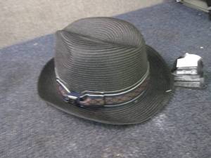 lot 239 image: 6- Stacy Adams Mens Hats Black Larg...