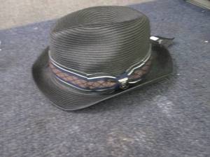 lot 240 image: 6- Stacy Adams Mens Hats Black Medi...
