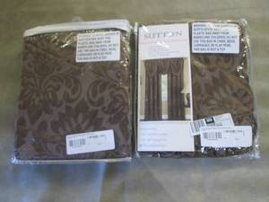 lot 285 image: 2 Sutton Pleated Waterfall Valances...