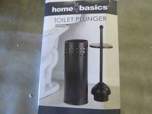 lot 317 image: Home Basics Bronze Tone Toilet Plun...