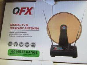 lot 328 image: 2- QFX Digital TV & HD Ready Antenn...