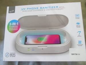 lot 354 image: iLIVE UV Cellphone Sanitizer with W...