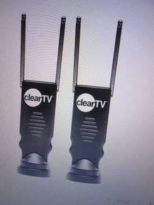 lot 359 image: 2- Clear TV 2-Pack Antennas open bo...