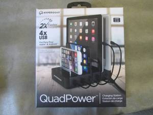 lot 364 image: HyperGear 4-Port USB Charging Stati...
