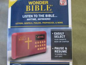 lot 367 image: Wonder Bible open box Retail $39.99...