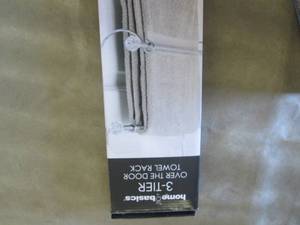 lot 384 image: Home Basics Over-the-Door Towel Rac...