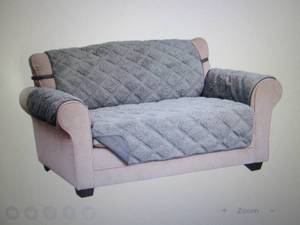 lot 390 image: Hudson Sherpa Sofa Slipcover open b...