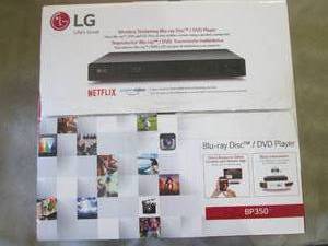 lot 393 image: LG Blu-RayDVD Player open box Reta...