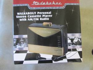 lot 412 image: Studebaker Portable Cassette Player...