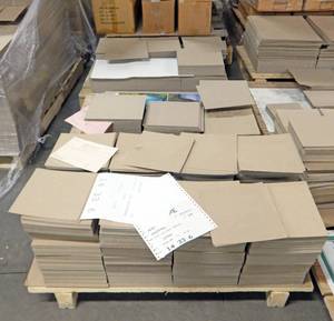 Large Lot of Chipboard in a Variety of Sizes