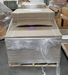 Large Pallet of 26 Inch x 38 Inch Chipboard