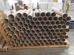 Huge Pallet of 4 Foot Long x 6 Inch Diameter Heavy Duty Shipping Tubes