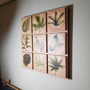 lot 57 image: Country Charm Botanical Panel