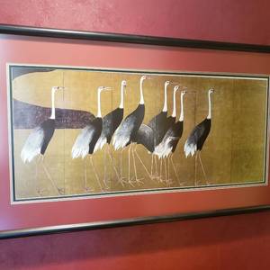 lot 31 image: Lavish Eight Crane Print