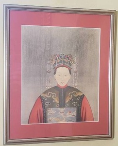 lot 109 image: Qing Dynasty Emperor and Empress Aristocratic Portrait Set