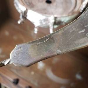 lot 70 image: Vintage Silver Plate Dome Butter Server