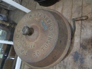 lot 58 image: Cast Crank Centrifuge