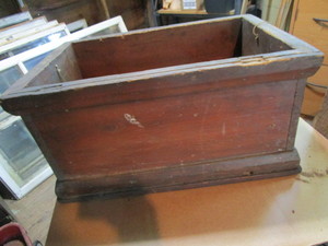 lot 73 image: Antique Wooden Box