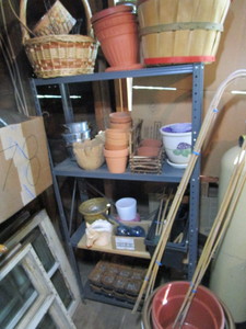 lot 92 image: Garden Pots, Water Bulbs, Stakes