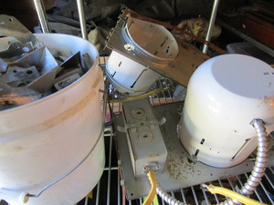 lot 98 image: Can Lights, Hangers