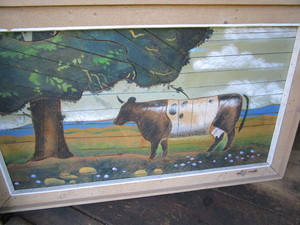 lot 105 image: Belted Cow Art
