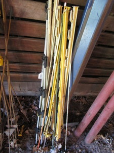 lot 174 image: Electric Fence Posts
