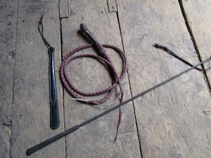 lot 207 image: Whip, Quirts