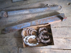 lot 246 image: Wagon Parts, Horse Shoes