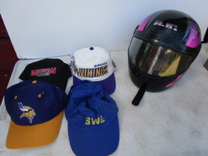 lot 163 image: Helmet, Hats