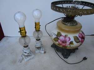 lot 164 image: Vintage Lamps