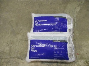 lot 25 image: 2 Target standard queen gel pillows...